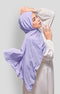 ROYAL SATIN SHAWL | LILAC PURPLE